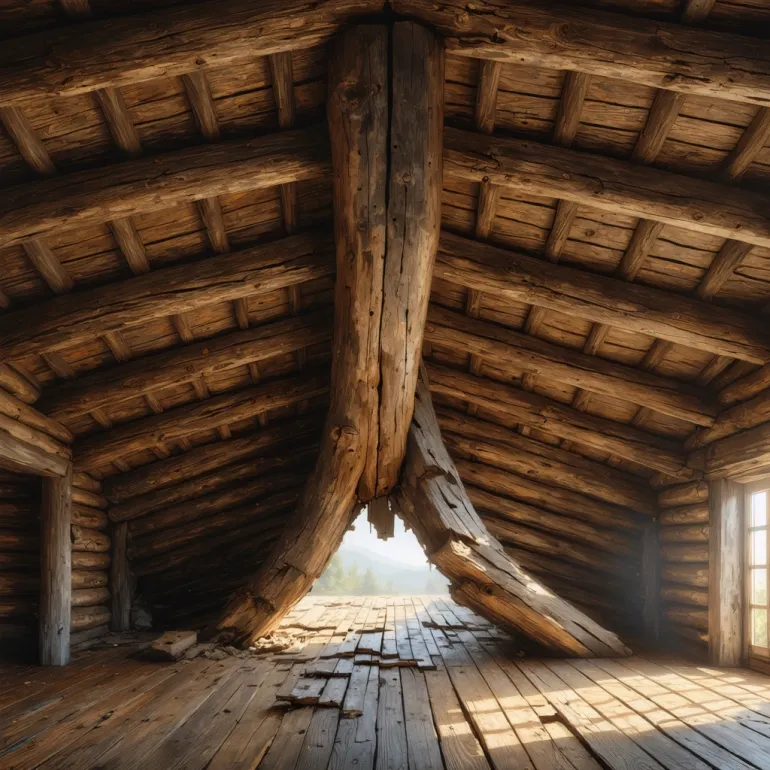 Прогнулись деревянные балки перекрытия — актуальная информация и экспертные мнения